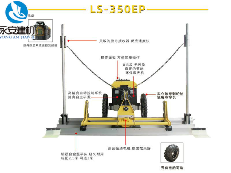 鋰電池激光整平機(jī)LS-350EP