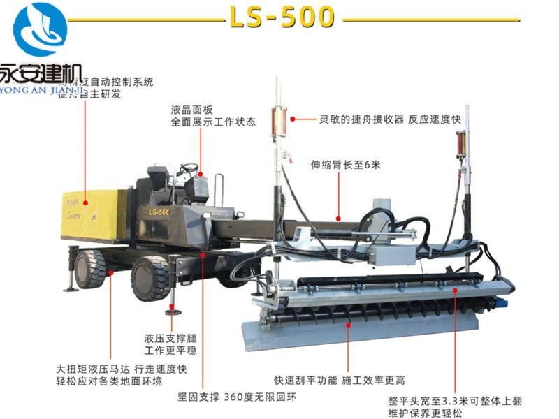 伸縮臂激光整平機(jī)LS-500